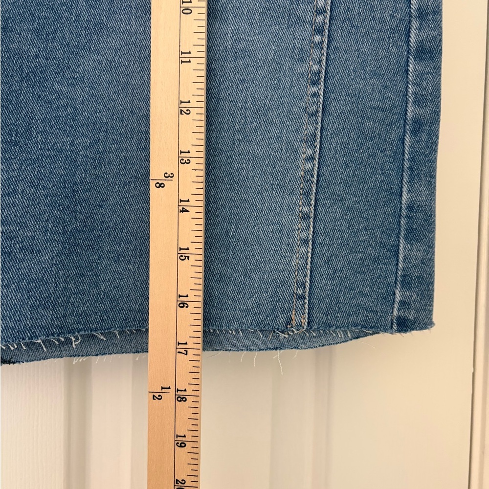 Classic Blue Denim Mini Skirt Size 12 - Picture 11 of 12